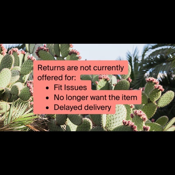 🌵 Return Policy 🌵 - Picture 3 of 3